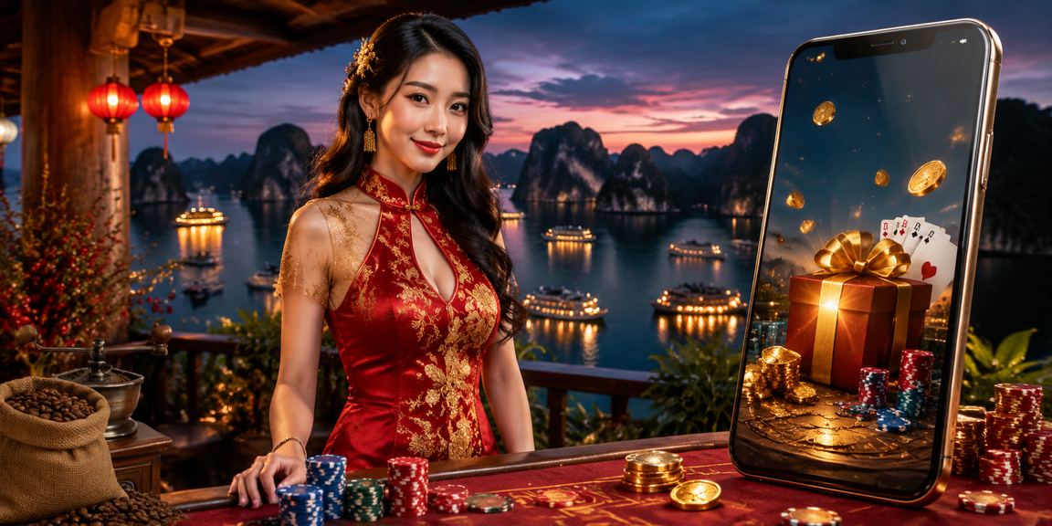 Người chơi Việt Nam thư giãn và duy trì lối sống cân bằng bên vịnh Hạ Long
